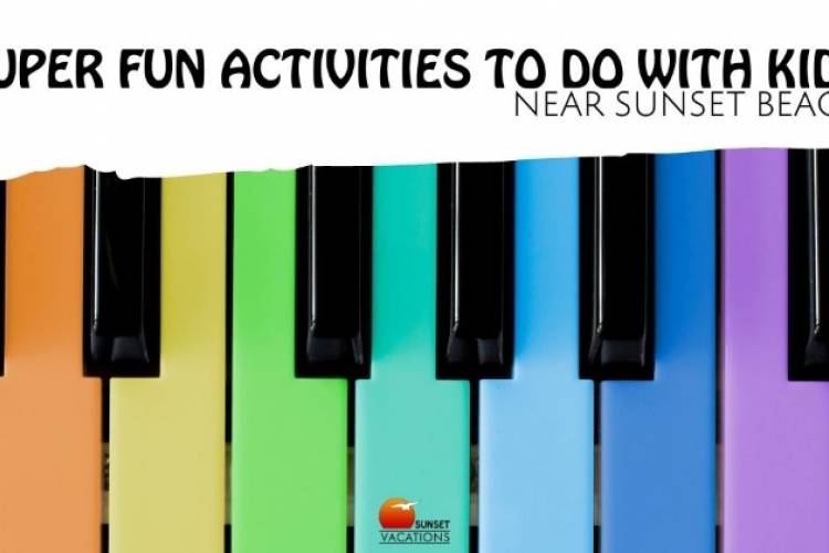 close up of colorful piano keys