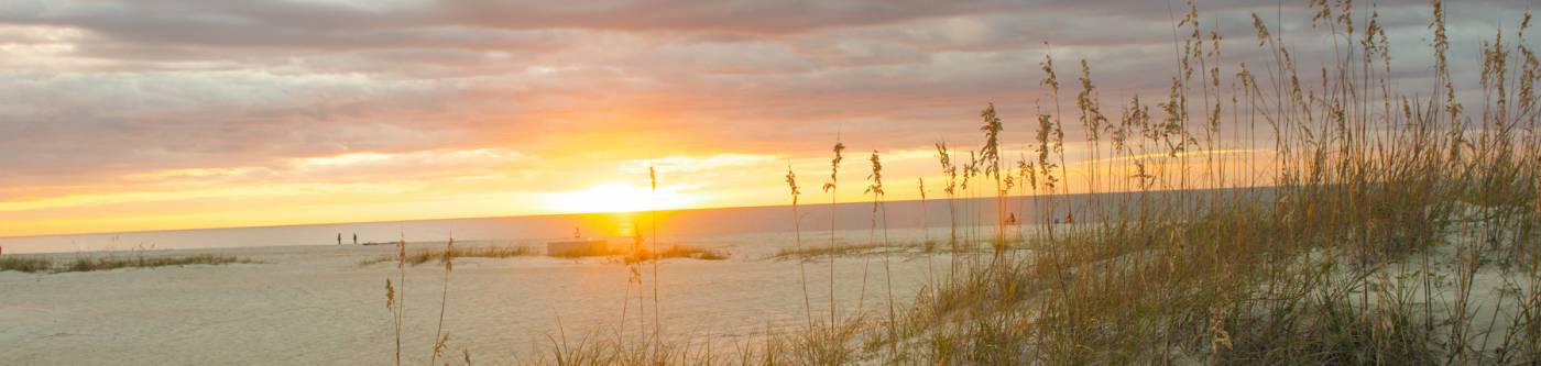 sunset at the beach