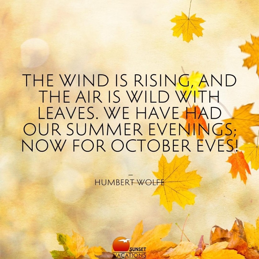 8 Thoughtful Quotes for the Fall Season | Sunset Vacations