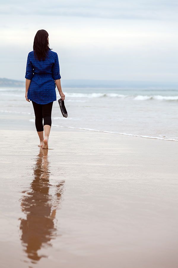 Fall Beach Walk