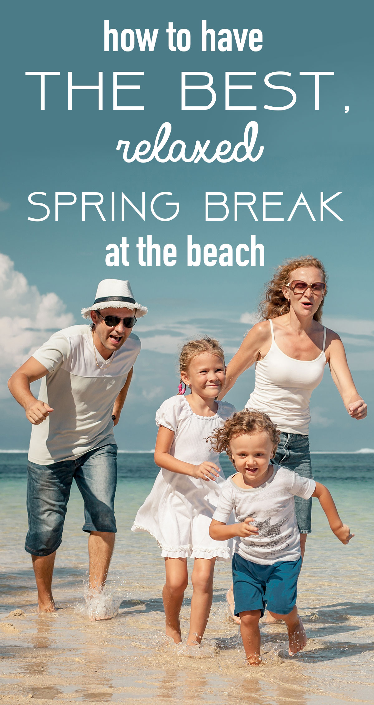 How to Have the Best, Relaxed Spring Break at the Beach Pin