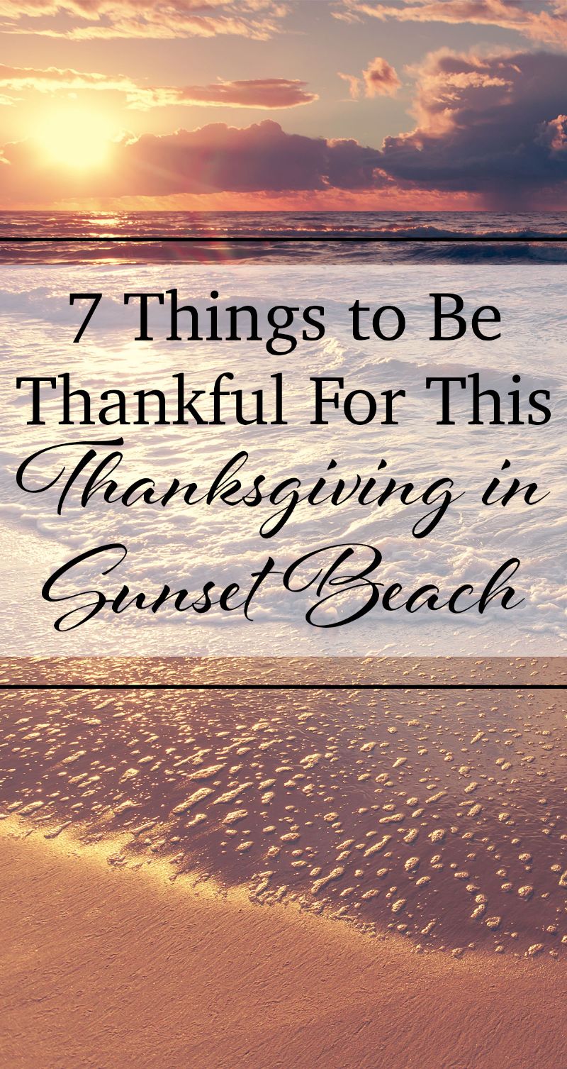 Thanksgiving in Sunset Beach Pin