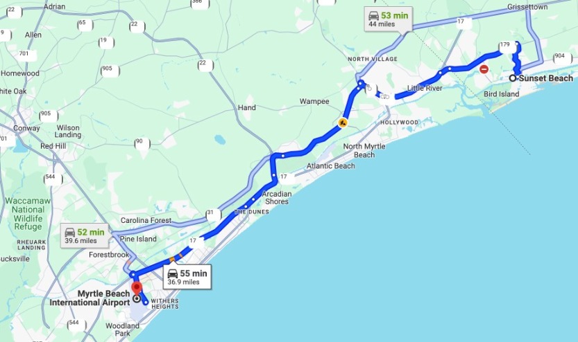 Your Guide to the Closest Airports to Sunset Beach | Sunset Vacations