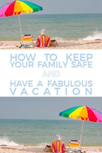 Safe and Fabulous Vacation Pin