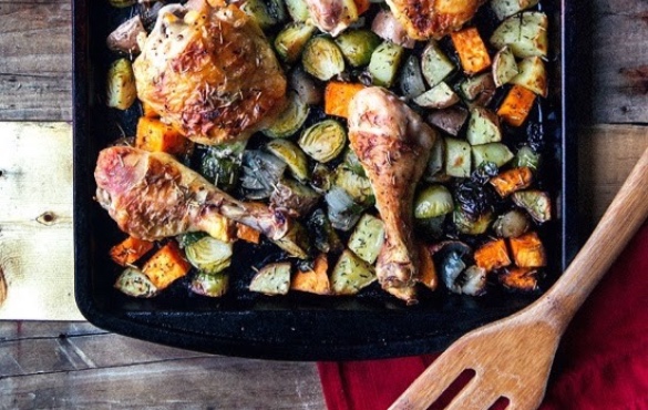 Sheet Pan Chicken and Veggies | Sunset Vacations