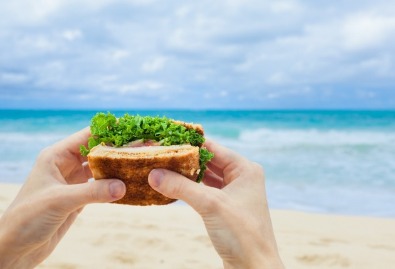 Beach sandwich | Sunset Vacations
