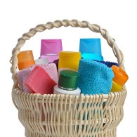 basket of toiletries | Sunset Vacations