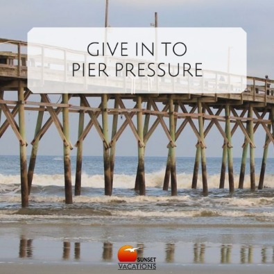 Give in to pier pressure | beach quotes