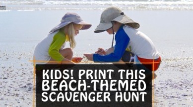 Beach Themed Scavenger Hunt | Sunset Vacations